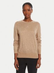 Lola Casademunt by Maite Sweter MF2511012 Beżowy Regular Fit. Brązowe swetry Lola Casademunt by Maite, m, bez wzorów, z syntetyku, bez ramiączek. Za 649.99 zł.