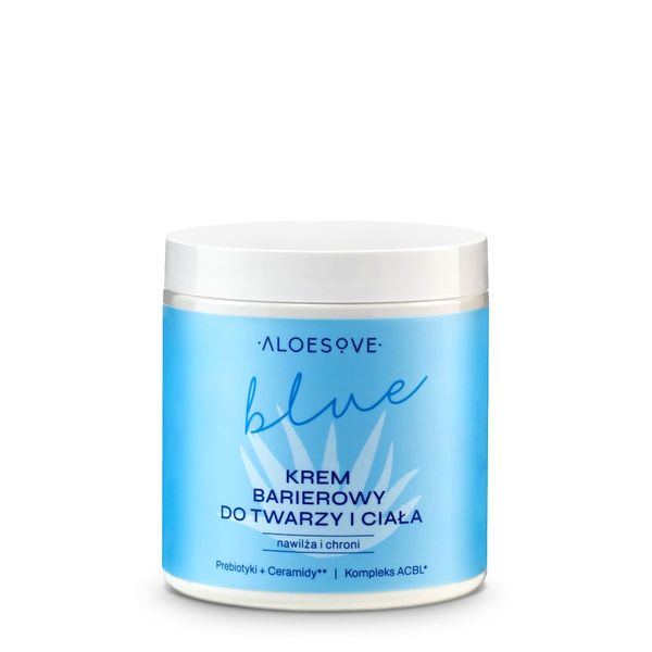 Aloesove Aloesove blue krem barierowy do twarzy i ciała Kremy do twarzy 250 ml. Balsamy i kremy do ciała ALOESOVE. Za 47.99 zł.