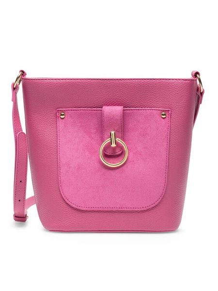 Jenny Fairy Torebka MJK-J-020-05 Różowy. Czerwone listonoszki Jenny Fairy, bez wzorów, z materiału, bez dodatków. Za 94.99 zł.