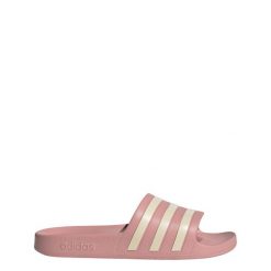 Klapki adilette Aqua. Białe klapki Adidas, bez wzorów, bez obcasa. Za 109.00 zł.