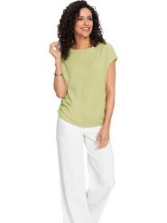 WITT WEIDEN Koszulka w kolorze zielonym rozmiar: 54. Zielone bluzki WITT WEIDEN, bez wzorów, bez kołnierzyka, bez ramiączek. Za 34.99 zł.