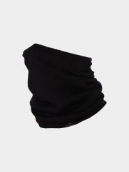 4F Szal-koło w kolorze czarnym rozmiar: onesize. Czarne szaliki 4f, bez wzorów, ze skóry. Za 61.95 zł.