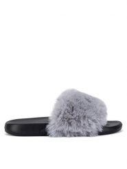 DeeZee Klapki WFA2783-1 Szary. Szare klapki DeeZee, bez wzorów, z syntetyku, bez obcasa. Za 59.99 zł.