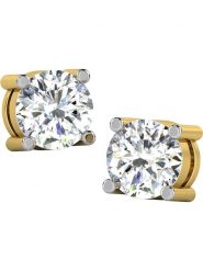 Diamant Vendôme Złote kolczyki-wkrętki z diamentami rozmiar: onesize. Żółte kolczyki Diamant Vendöme, z diamentem, złote. Za 956.99 zł.