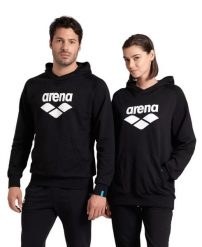 Bluza Arena ARENA HOODED SWEAT GRAPHIC BLACK XS. Czarne bluzy Arena, xs, bez wzorów, z bawełny, z kapturem. Za 269.99 zł.