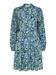 SELECTED FEMME Sukienka "Jana" w kolorze błękitnym rozmiar: 38. Niebieskie sukienki Selected Femme, bez wzorów, z wiskozy, bez kołnierzyka, bez ramiączek, midi. Za 114.17 zł.
