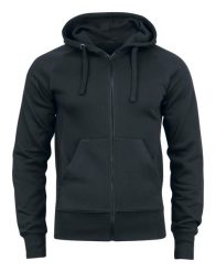 Clique bluza z kapturem Harper z zamkiem błyskawicznym – black. Czarne bluzy CLIQUE, s, bez wzorów, z bawełny, z kapturem. Za 307.40 zł.