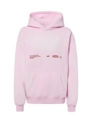 Another Cotton Lab bluza z kapturem - Suenos Sol Festival Kobiety różowy, S. Czerwone bluzy sportowe Another Cotton Lab, s, bez wzorów, z bawełny, z kapturem. Za 449.95 zł.