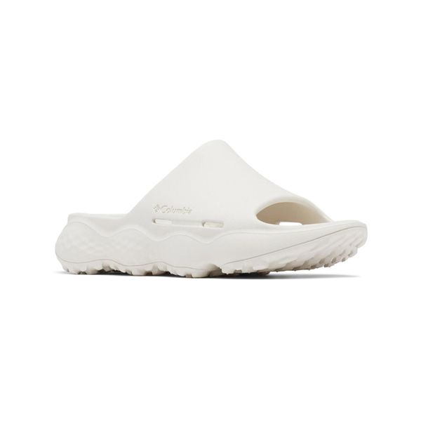 Damskie kapcie Columbia Thrive Revive. Brązowe obuwie domowe Columbia, bez wzorów, bez zapięcia. Za 239.00 zł.