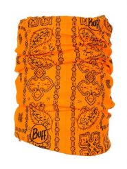 Buff Szal-koło w kolorze pomarańczowym - 52 x 24 cm rozmiar: onesize. Pomarańczowe szaliki Buff, bez wzorów, z materiału. Za 74.28 zł.