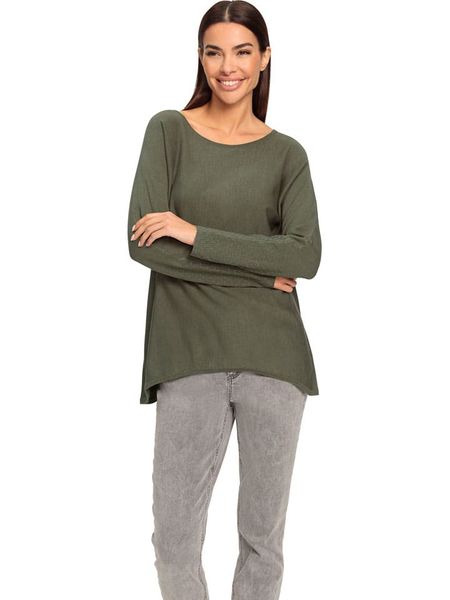 Heine Sweter w kolorze khaki rozmiar: 40. Brązowe swetry Heine, bez wzorów, bez ramiączek. Za 62.76 zł.