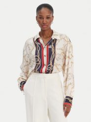 Marciano Guess Koszula 6RGH14 7439A Écru Regular Fit. Koszule Marciano Guess, z aplikacjami, z wiskozy, bez kołnierzyka, bez ramiączek. Za 799.99 zł.