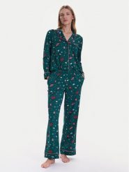 Kate Spade Piżama KSI82765F Zielony Relaxed Fit. Zielone piżamy Kate Spade, bez wzorów, z syntetyku, bez ramiączek. Za 469.99 zł.