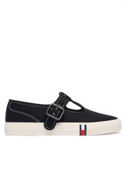 Tommy Hilfiger Tenisówki Archive Y2K Mary Jane EN0EN03048 Czarny. Czarne trampki TOMMY HILFIGER, bez wzorów, z materiału, bez zapięcia. Za 369.99 zł.