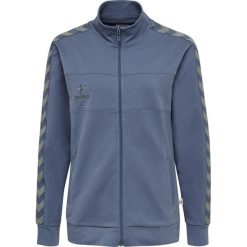 Bluza damska Hummel zip Lmove Classic. Szare bluzy Hummel, na wiosnę, l, bez wzorów, z bawełny, bez kaptura. Za 235.50 zł.