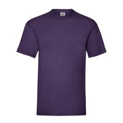 Koszulka Unisex Dla Dorosłych Valueweight. Fioletowe bluzki FRUIT OF THE LOOM, l, bez wzorów, sportowe, bez kołnierzyka, bez ramiączek. Za 35.99 zł.