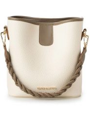 Vince Camuto Torebka "Venice" w kolorze beżowo-oliwkowym - 18 x 20 x 10 cm rozmiar: onesize. Brązowe torby na ramię Vince Camuto, bez wzorów, z materiału, przez ramię, bez dodatków. Za 140.53 zł.