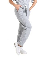 Bluza wygodny z bawełna z sznurek regulacyjny na siłownia. Szare bluzy LEONE 1947 APPAREL, s, bez wzorów, z bawełny, bez kaptura. Za 84.16 zł.