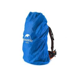 Pokrowiec przeciwdeszczowy na plecak Naturehike 20-30L NH15Y001-Z. Niebieskie plecaki NATUREHIKE, bez wzorów. Za 31.99 zł.