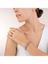 COEUR DE LION Bransoletka z kryształami rozmiar: onesize. Różowe bransoletki COEUR DE LION, z kryształem, ze stali. Za 130.99 zł.