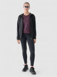 4F Legginsy do biegania z wysokim stanem damskie - szare XS. Szare legginsy 4f, s, bez wzorów, z dzianiny, z podwyższonym stanem, krótkie. W wyprzedaży za 89.99 zł.
