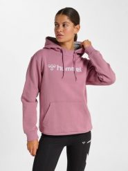 Bluza damska z kapturem Hummel Mover. Fioletowe bluzy Hummel, na jesień, s, bez wzorów, z bawełny, z kapturem. Za 137.50 zł.