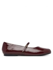 Clarks Baleriny Livia Sky 26184743 Bordowy. Czerwone baleriny Clarks, bez wzorów, z lakierowanej skóry, bez obcasa. Za 399.99 zł.