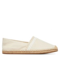 Espadryle Tommy Hilfiger. Brązowe espadryle TOMMY HILFIGER, bez wzorów, bez obcasa, bez zapięcia. Za 249.99 zł.