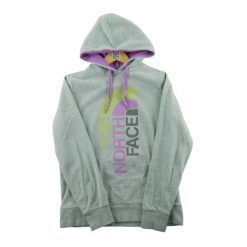 Second life - Bluza z kapturem damska z kieszenią kangura - Stan dobry. Szare bluzy The North Face, m, bez wzorów, z materiału, z kapturem. Za 124.96 zł.