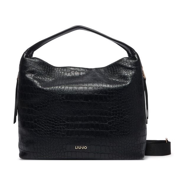 Torebka Liu Jo. Czarne shopper Liu Jo, bez wzorów, bez dodatków. Za 679.99 zł.