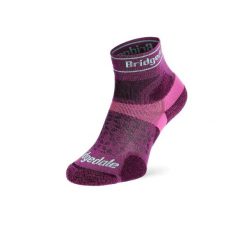 Skarpety do biegania Bridgedale UL T2 MERINO 3/4 LD. Czerwone skarpety Bridgedale, bez wzorów. Za 79.99 zł.
