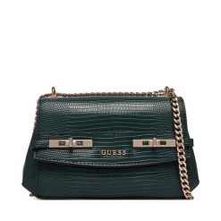 Torebka Guess. Zielone torebki klasyczne Guess, z aplikacjami, bez dodatków. Za 589.99 zł.