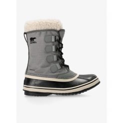 Buty zimowe damskie Sorel Winter Carnival WP. Szare trekkingi Sorel, trekkingowe. Za 372.99 zł.