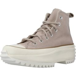 Tenisówki Converse Model Run Star Hike Hi Kolor Beżowy. Brązowe trampki Converse, bez wzorów, ze skóry, bez zapięcia. Za 281.99 zł.