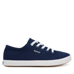 Tenisówki KangaRoos. Niebieskie trampki KangaROOS, bez wzorów, bez zapięcia. Za 139.99 zł.