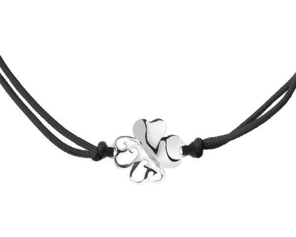 Bransoletka srebrna - koniczyna. Szare bransoletki Apart, srebrne. Za 149.00 zł.