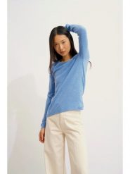 AUTHENTIC CASHMERE Kaszmirowy sweter "Epéna" w kolorze błękitnym rozmiar: XL. Niebieskie swetry AUTHENTIC CASHMERE, xl, bez wzorów, z kaszmiru, bez ramiączek. Za 361.99 zł.