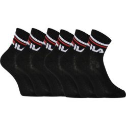 Fila Quarter Skarpety 6-pack Uni Czarny 35-38. Czarne skarpety Fila, bez wzorów. Za 174.99 zł.