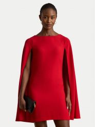 LAUREN RALPH LAUREN Sukienka koktajlowa 253980921004 Czerwony Slim Fit. Czerwone sukienki Lauren Ralph Lauren, bez wzorów, z syntetyku, wizytowe, bez kołnierzyka, bez ramiączek. Za 1,199.00 zł.