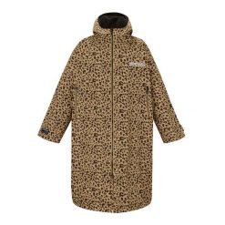 Wodoodporny, Dwustronny Szlafrok Unisex Dla Dorosłych W Panterkę. Czarne szlafroki Regatta, bez wzorów, bez ramiączek, bez kaptura. Za 368.99 zł.