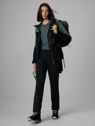 4F Spodnie trekkingowe softshell membrana 8000 damskie - czarne XXL. Czarne spodnie narciarskie 4f, l, bez wzorów, z materiału, trekkingowe. Za 399.99 zł.