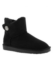 ISLAND BOOT Botki zimowe "Catalina" w kolorze czarnym rozmiar: 40. Czarne botki Island Boot, na zimę, bez wzorów, z materiału, bez obcasa, bez zapięcia. Za 130.99 zł.