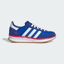 Buty RUN 70s 2.0. Niebieskie obuwie sportowe Adidas, bez zapięcia. Za 299.00 zł.
