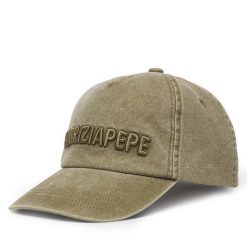 Czapka z daszkiem Patrizia Pepe. Brązowe czapki Patrizia Pepe, bez wzorów. Za 239.99 zł.