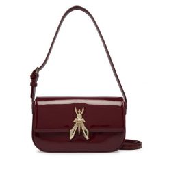 Torebka Patrizia Pepe. Brązowe listonoszki Patrizia Pepe, bez wzorów, bez dodatków. Za 1,219.00 zł.