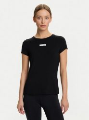 EA7 Emporio Armani T-Shirt 7W000673 AF12945 UC001 Czarny Slim Fit. Czarne t-shirty EA7 Emporio Armani, xs, bez wzorów, z wiskozy, bez kołnierzyka, bez ramiączek. Za 309.99 zł.
