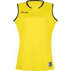Jersey Spalding Move. Żółte koszulki sportowe SPALDING, bez wzorów, z jersey, bez ramiączek. Za 102.85 zł.