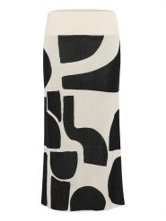 InWear Spódnica w kolorze beżowo-czarnym rozmiar: XXL. Brązowe spódnice InWear, na co dzień, s, bez wzorów, prążkowane, klasyczne, maxi, proste. Za 158.47 zł.