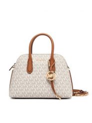 MICHAEL Michael Kors Torebka 30T6GX4S2B Kremowy. Białe torebki klasyczne MICHAEL Michael Kors, bez wzorów, ze skóry, bez dodatków. Za 1,329.00 zł.