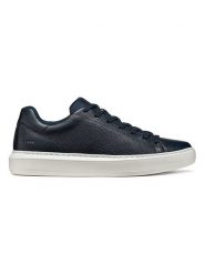 Geox Skórzane sneakersy "Deiven" w kolorze granatowym rozmiar: 46. Niebieskie trampki Geox, bez wzorów, bez zapięcia. Za 319.95 zł.